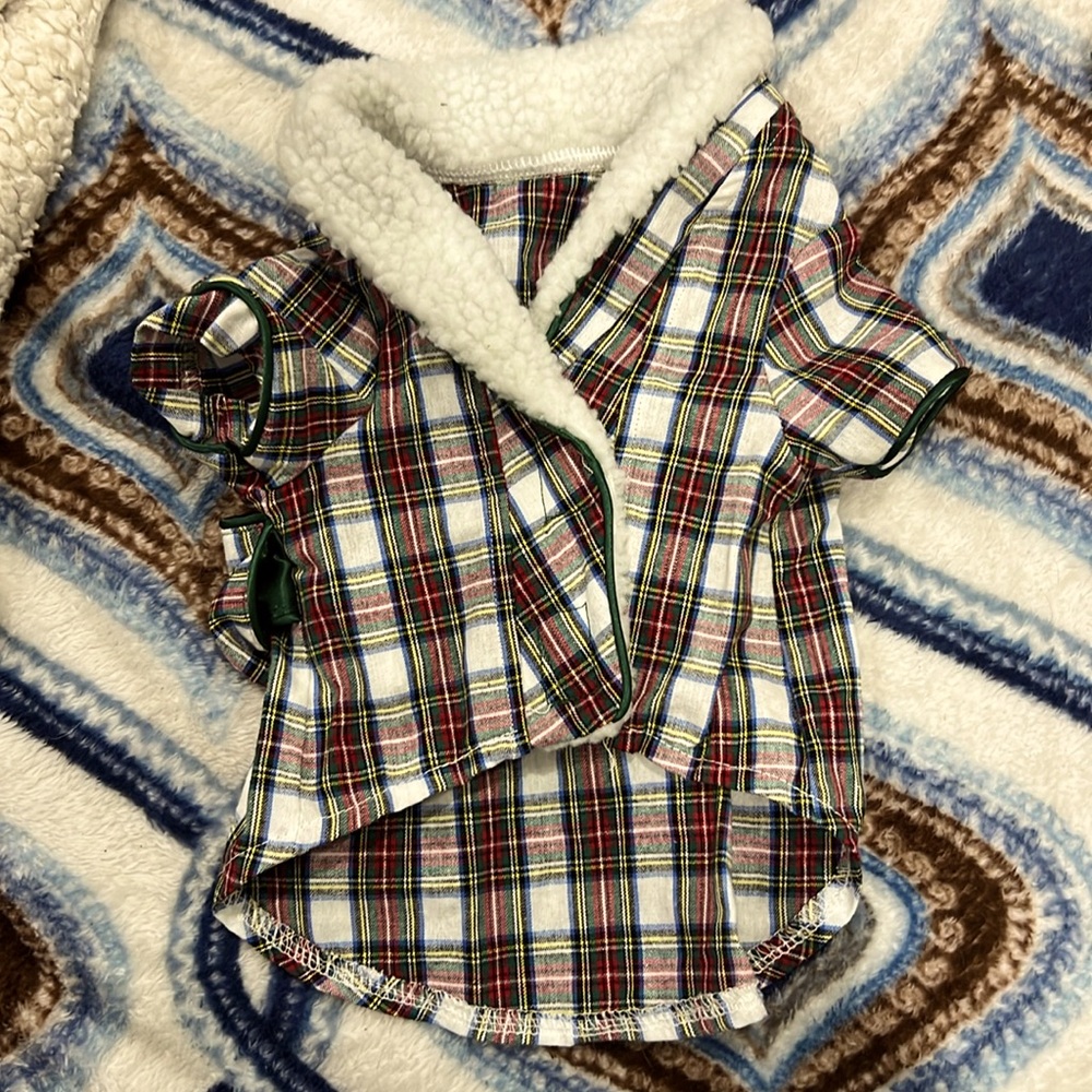 Dog Christmas robe